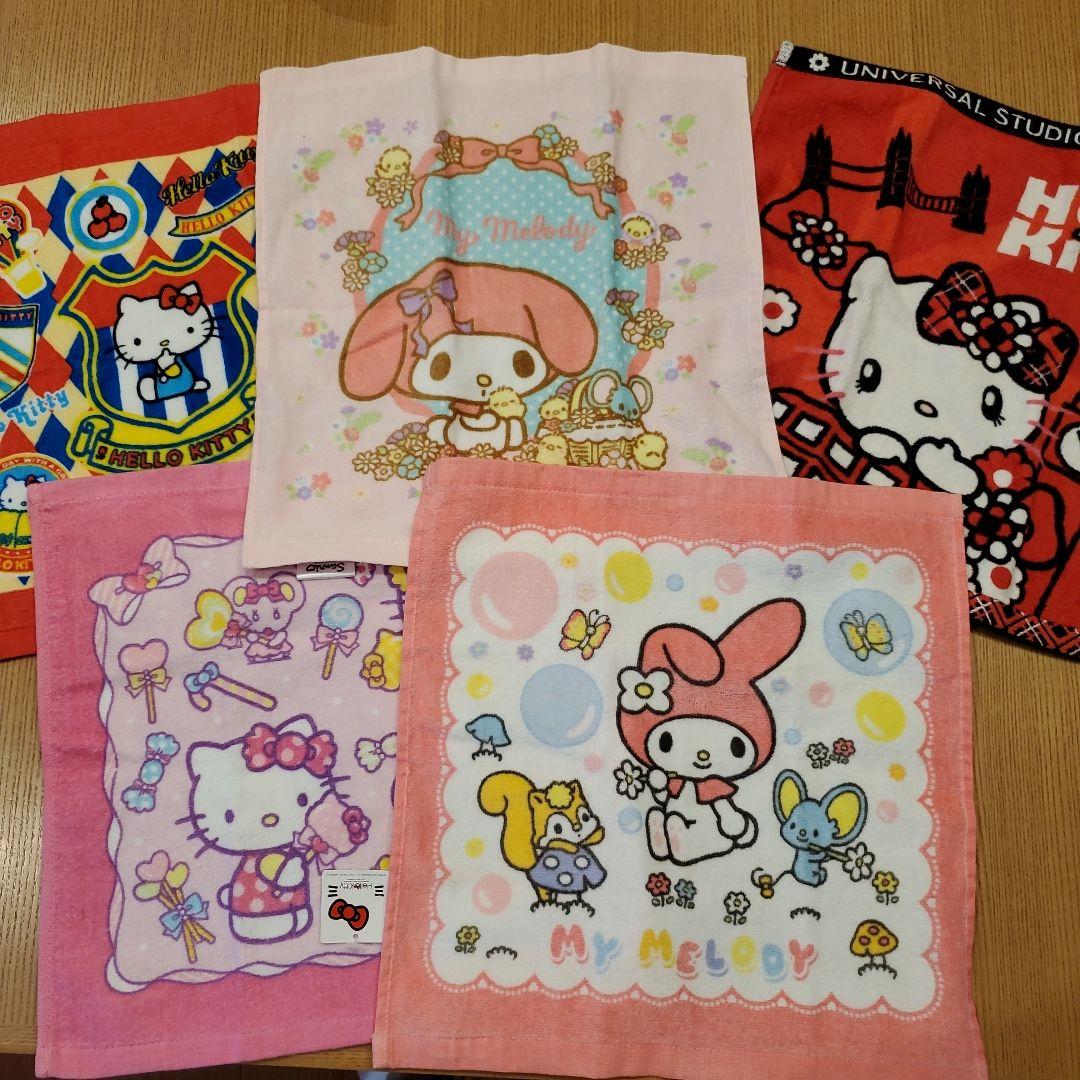 サンリオ　キティ　マイメロディ　ハンドタオル　ウォッシュタオル　入学　入園