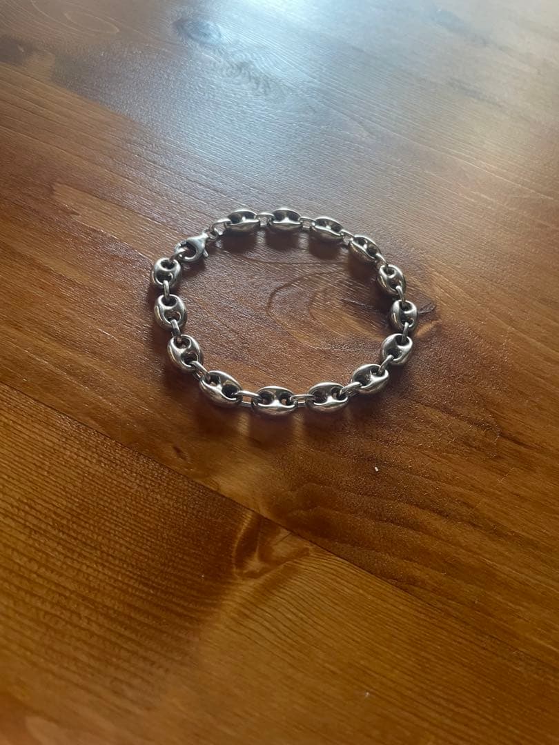 フランス製シルバーブレスレット　シルバー925 アンカーチェーン