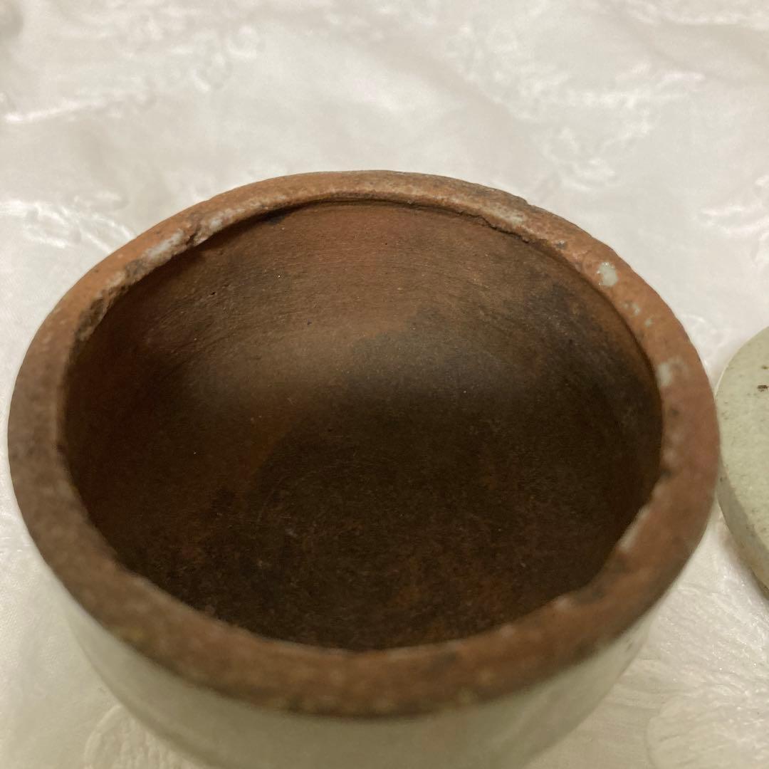 古美術 朝鮮古陶磁器 李朝 白磁 合子 時代物 だと思います