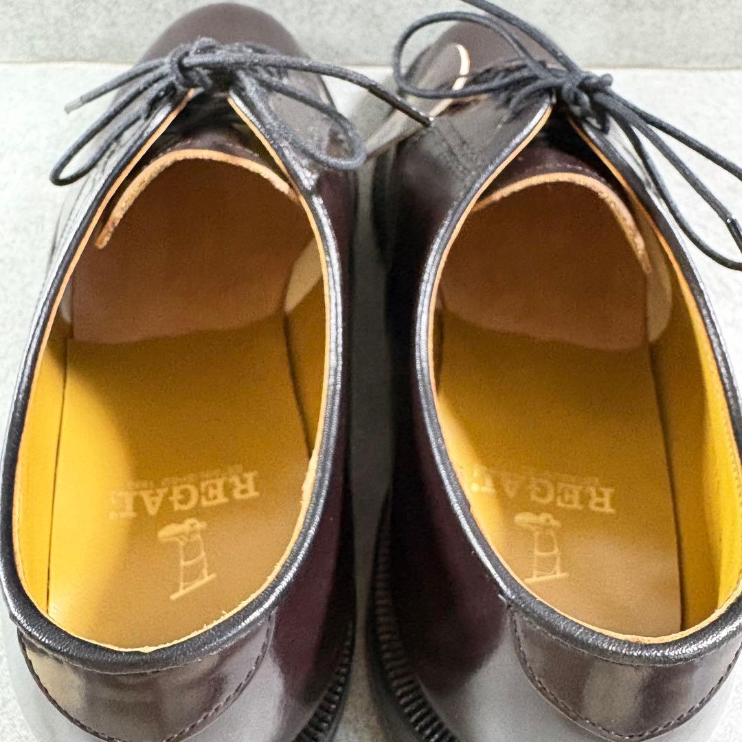 【新品】REGAL 2504 プレーントゥ ビジネスシューズ ダークブラウン