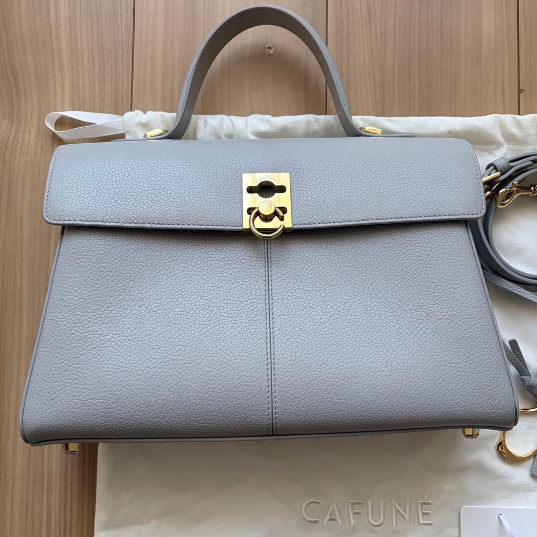 【美品】CAFUNE カフネ STANCE BAG スタンスバッグ グレー