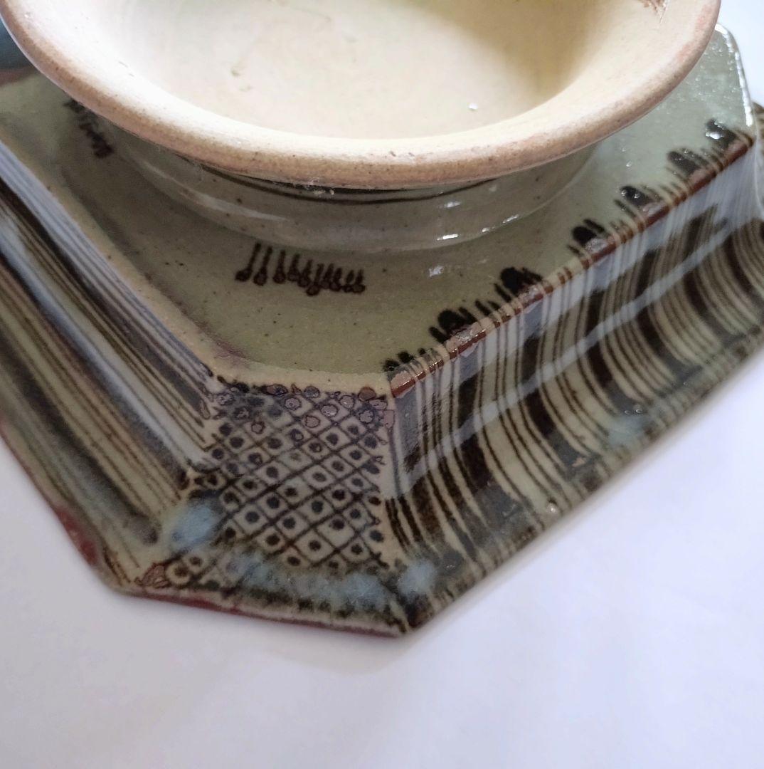 織部焼 作家 北野耕司 高台皿 - メルカリ