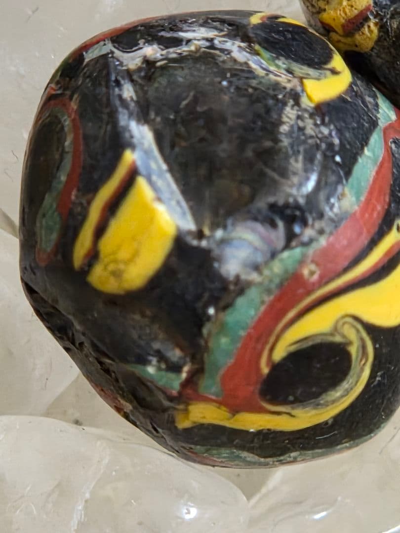 022 キングビーズ 割れ銀化あり king beads ビーズ5個セットの通販