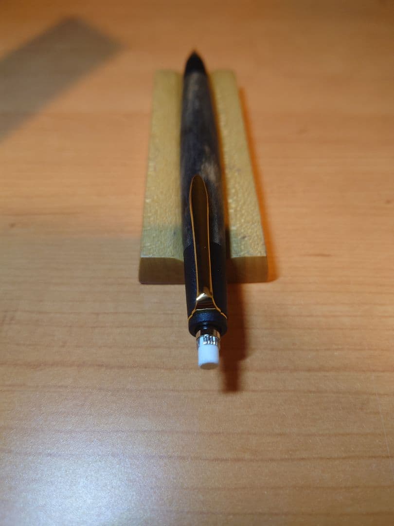 ボナン　黒柿　シャープペンシル　真鍮金具　木軸ペン　ボナンペン