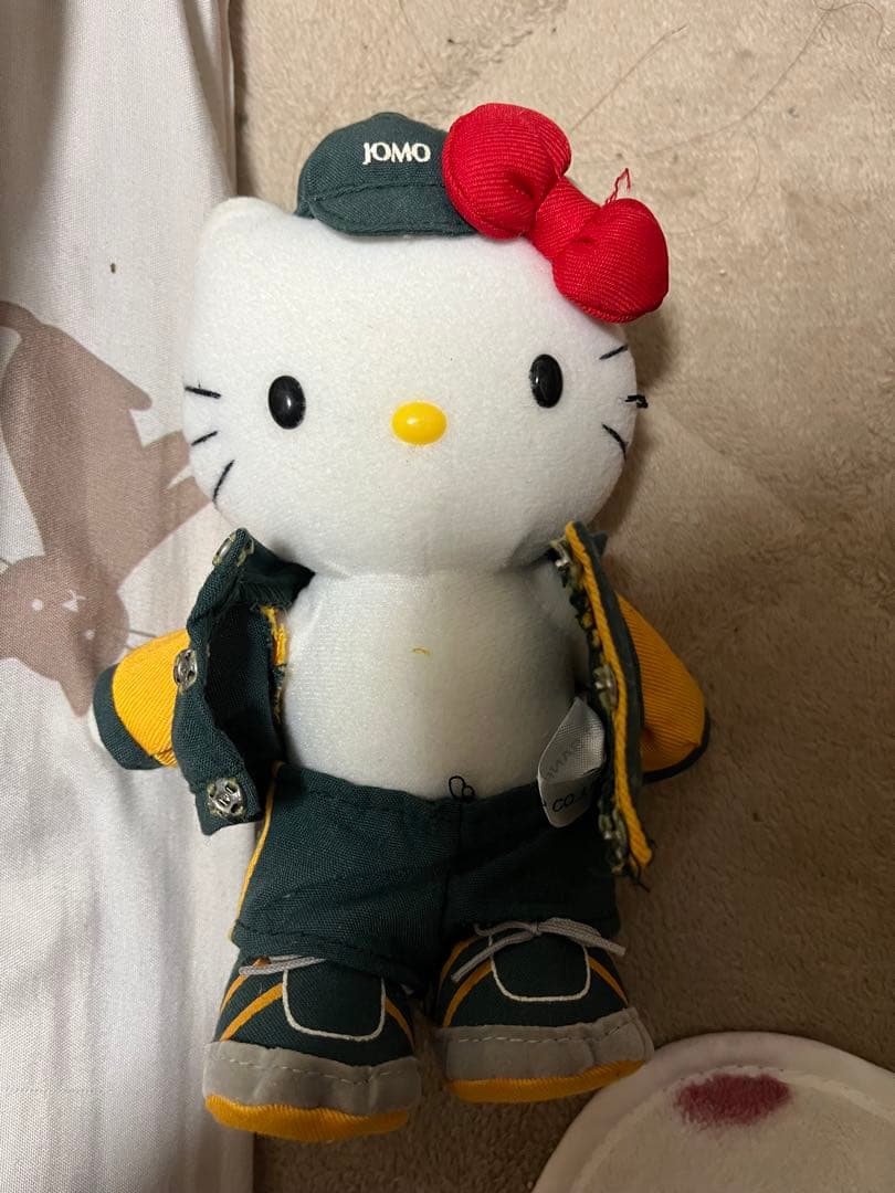 限定！ハローキティ JOMO 作業服 ぬいぐるみ