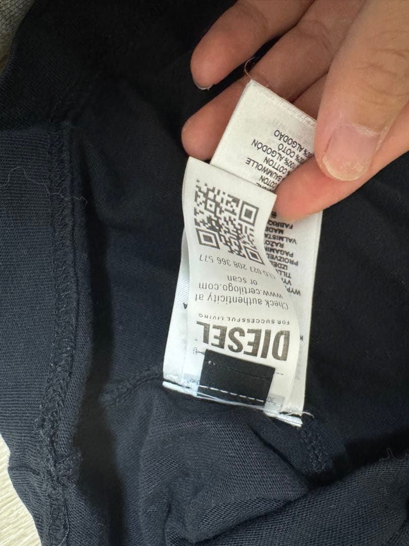 diesel タンクトップ黒　sサイズメンズレディース