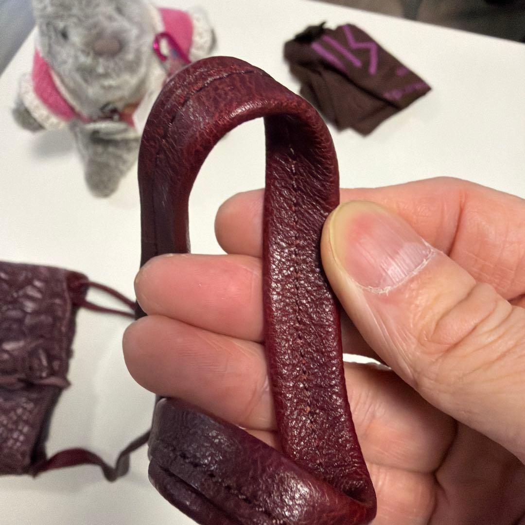 「みるさん専用〜ʕ•ᴥ•ʔ」IBIZA バーガンディ　ワニ革 パッチワーク　サ