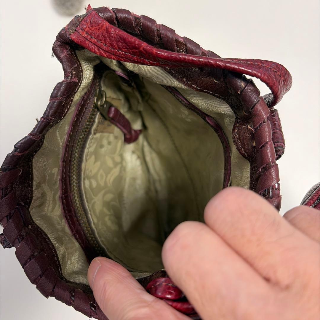 「みるさん専用〜ʕ•ᴥ•ʔ」IBIZA バーガンディ　ワニ革 パッチワーク　サ