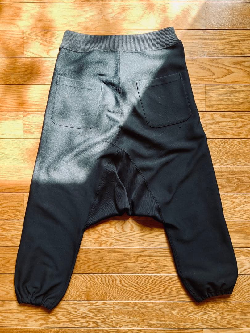 GANRYU ガンリュウ サルエルパンツ 黒 GANRYU サルエルパンツ 黒 Sサイズ