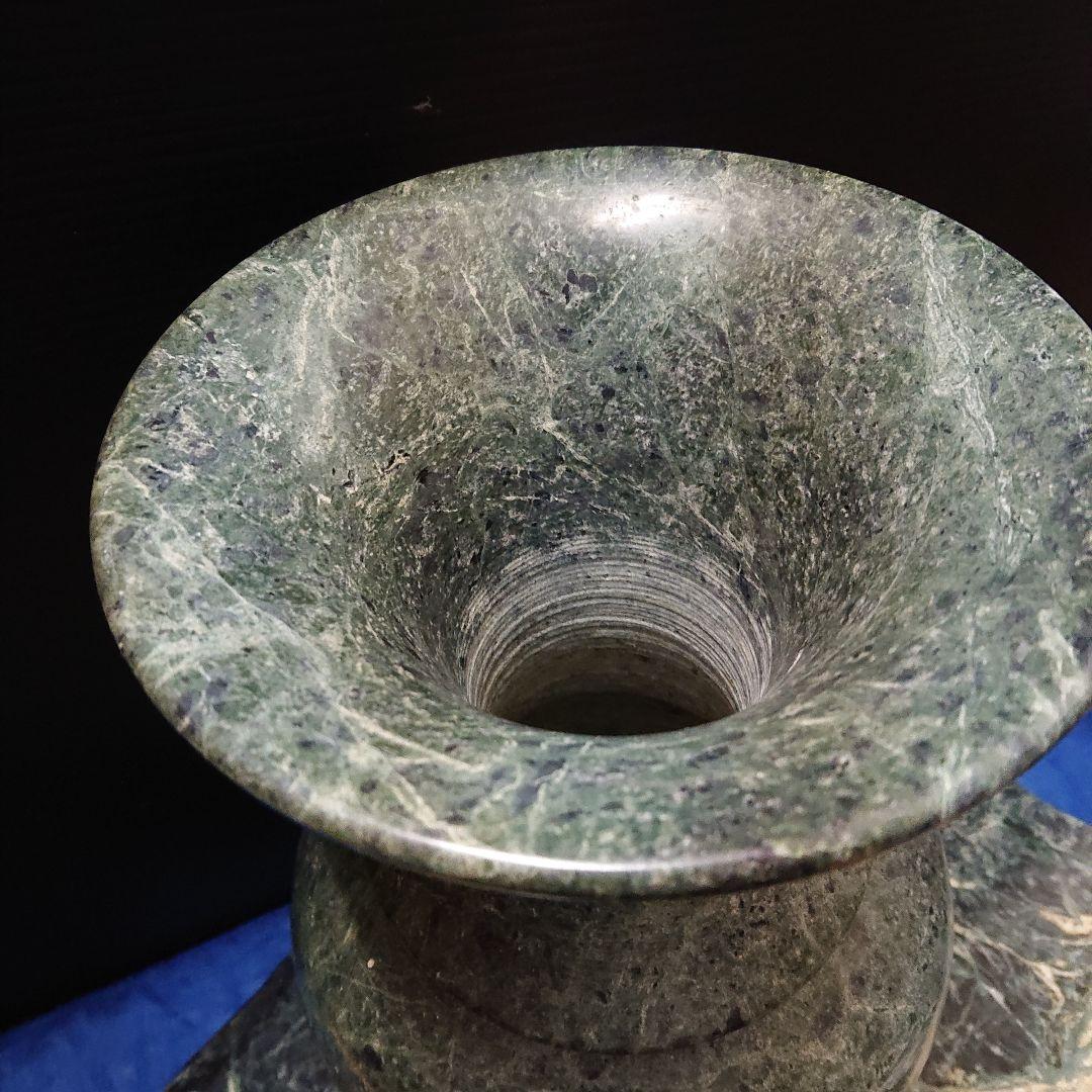 レトロ、大理石花瓶、土台付き