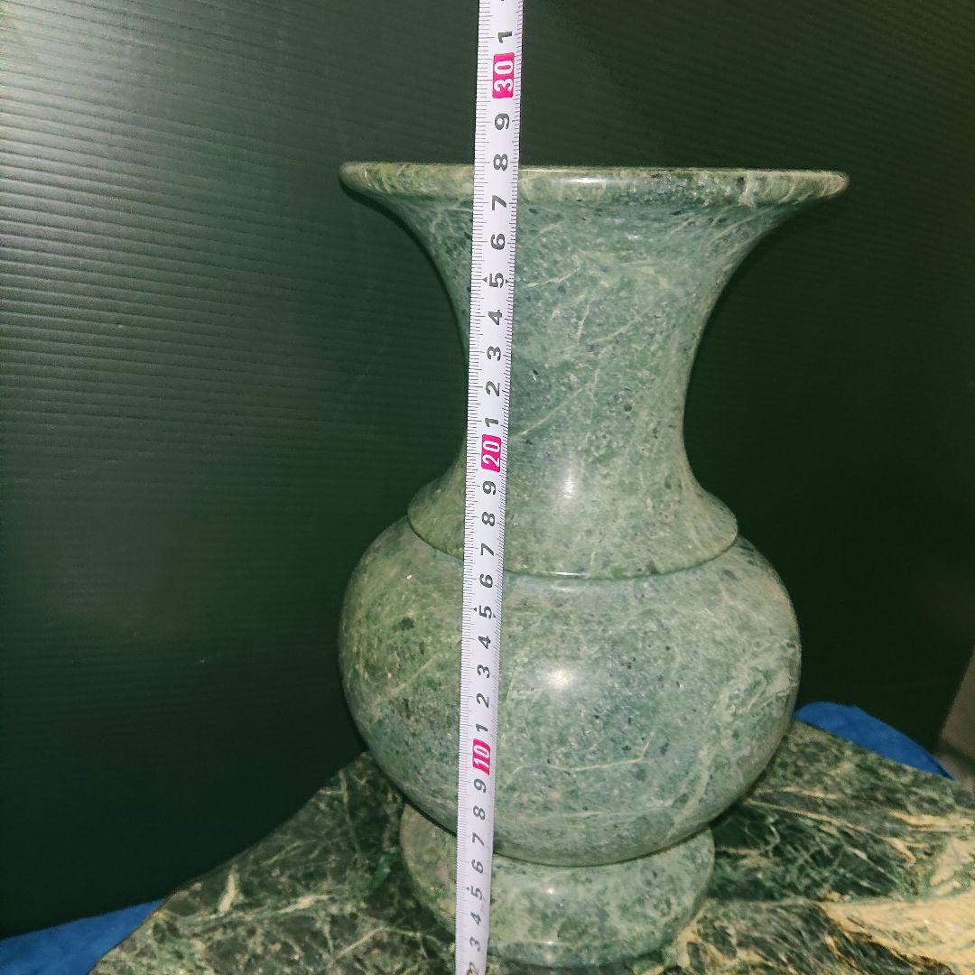 レトロ、大理石花瓶、土台付き