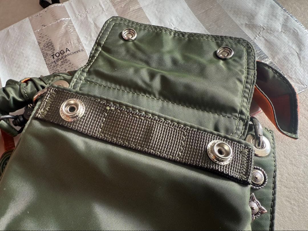 TOGA x PORTER コラボ ショルダーバッグ カーキ