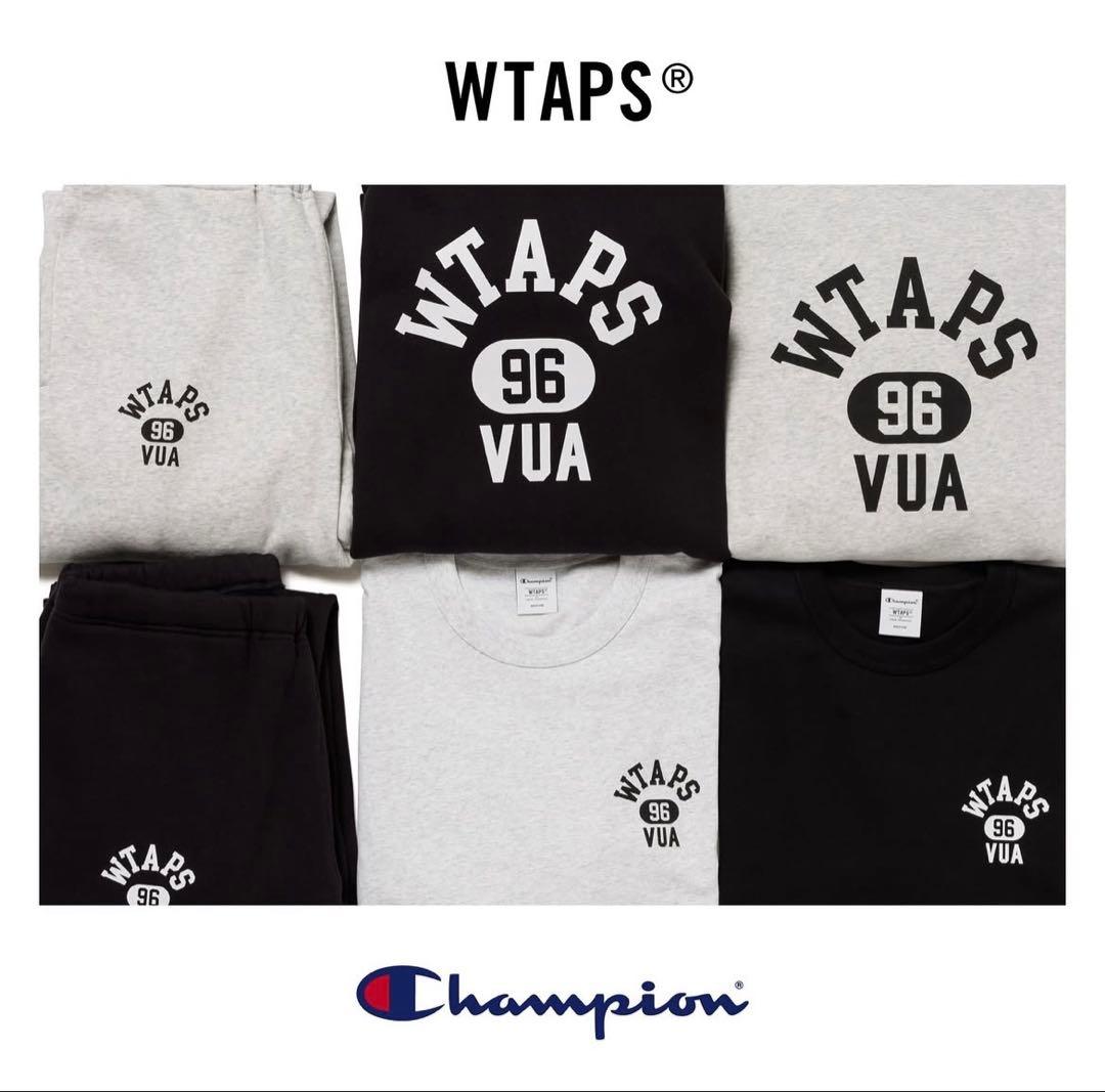 WTAPS】【Champion】Academy SS Cotton Black