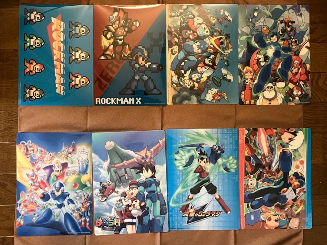 ロックマン B5下敷き コンプリートセット POP UP SHOP in マルイ ロックマン B5下敷き コンプリートセット POP UP SHOP in マルイ