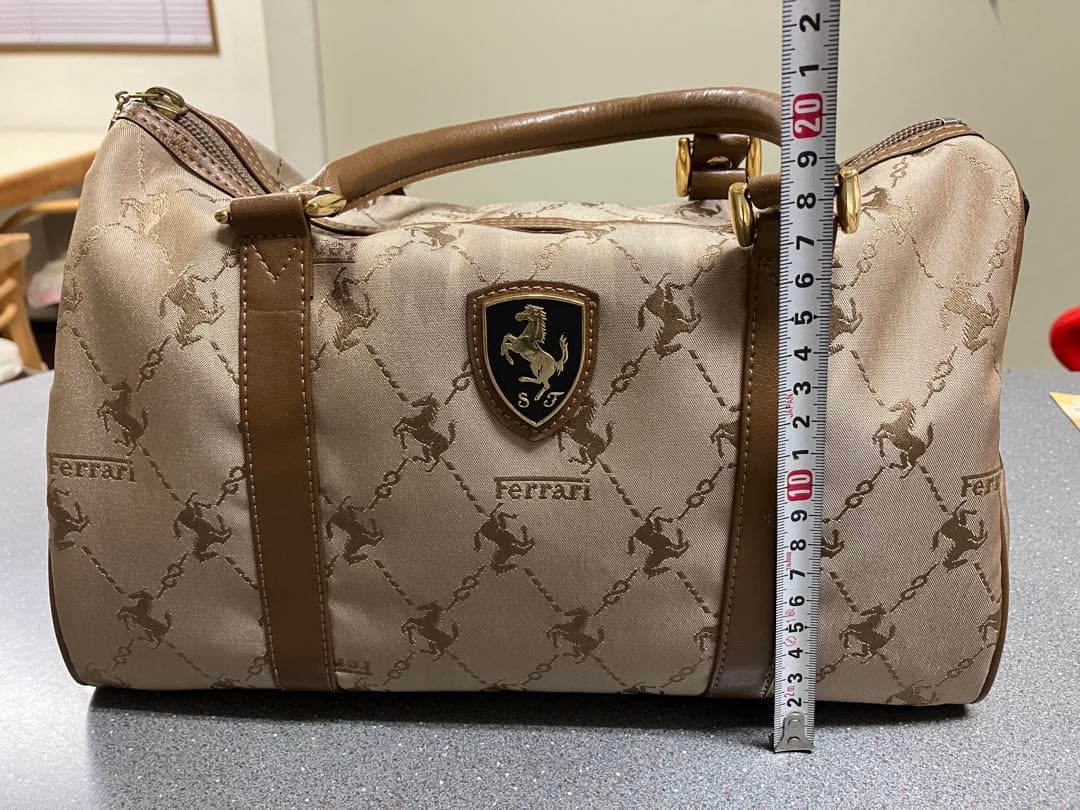 Ferrari フェラーリ ボストンバッグ バッグ レア レトロ 鞄 イタリア