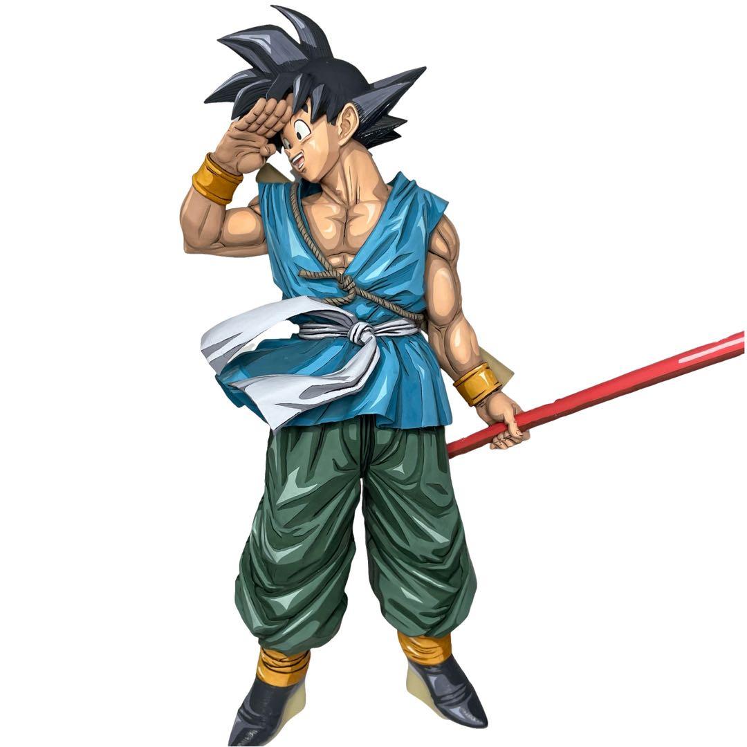 ドラゴンボール 孫悟空 フィギュア リペイント 2次元塗装 SMSP