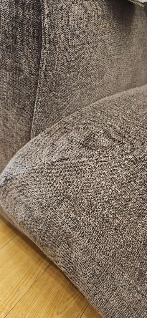 【美品】クシーノ ローソファ Vランク 島忠 3人掛け　東京都引き取り