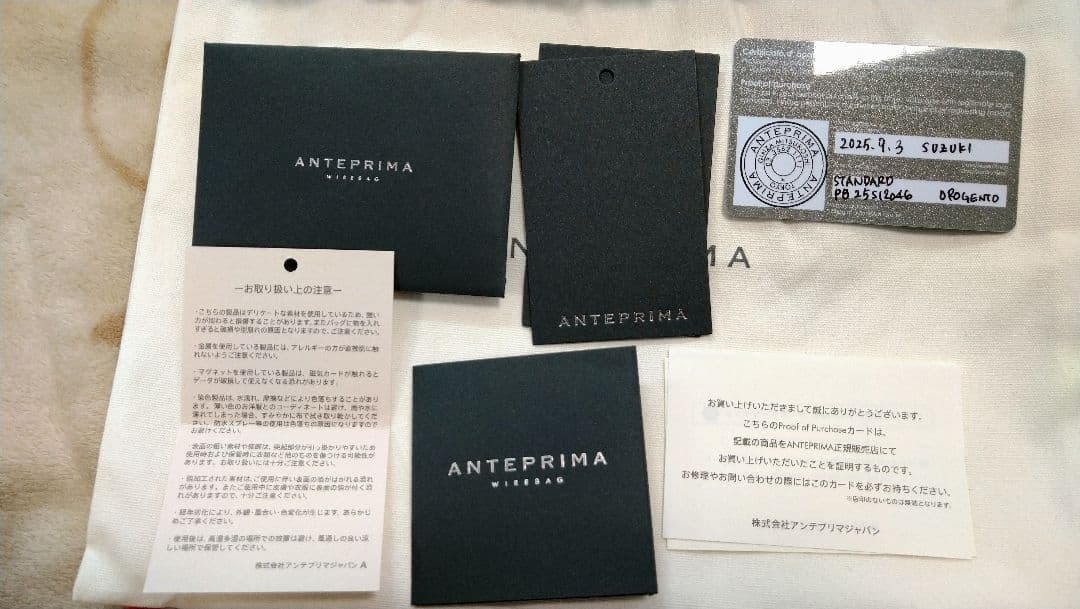 2036 極上品　アンテプリマ　ワイヤーバッグ
