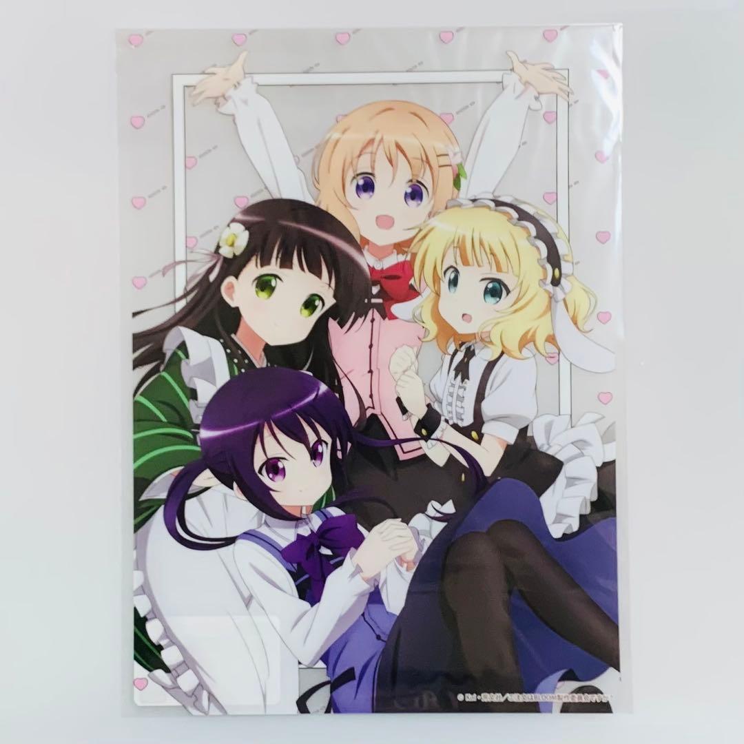 ご注文はうさぎですか？ モーリーオンラインスクラッチ D賞クリアポスター 5種