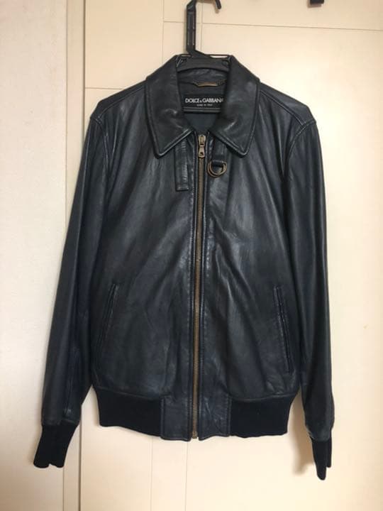 Dolce & Gabbana メンズ レザージャケット サイズ50