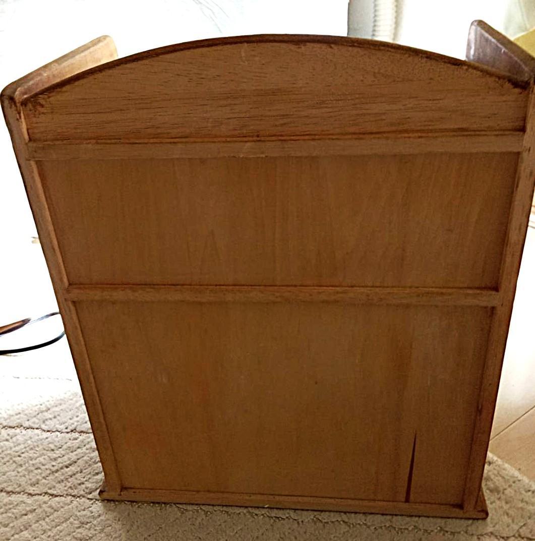 英国農村風景＆花木～本格トールペイント 希少/一点もの 収納BOX 美品