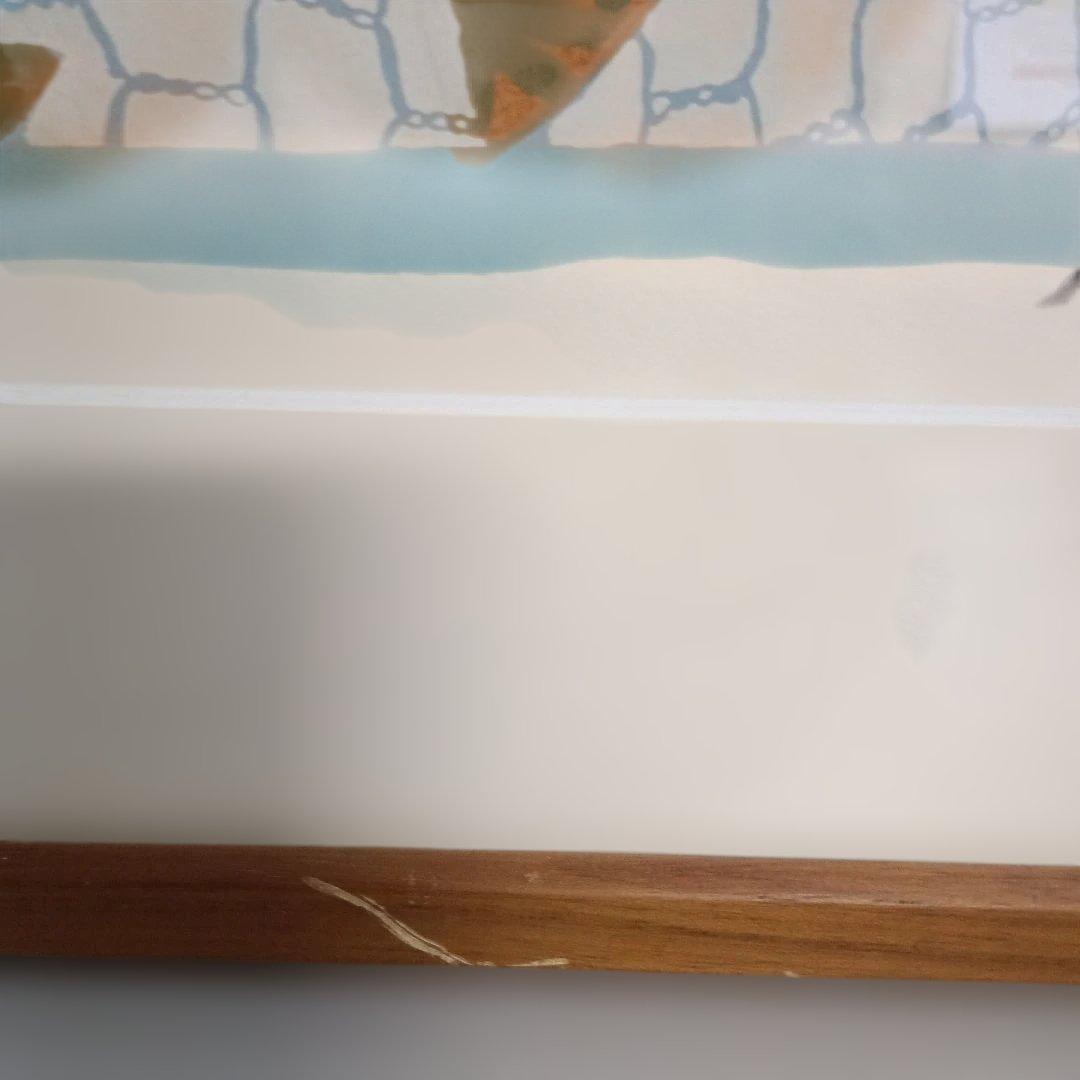 5678）画家不明 抽象画 リトグラフ