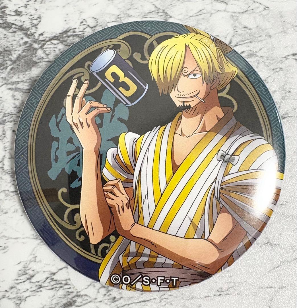 ONEPIECE ワンピース サンジ 輩缶バッジ ワノ国 - メルカリ