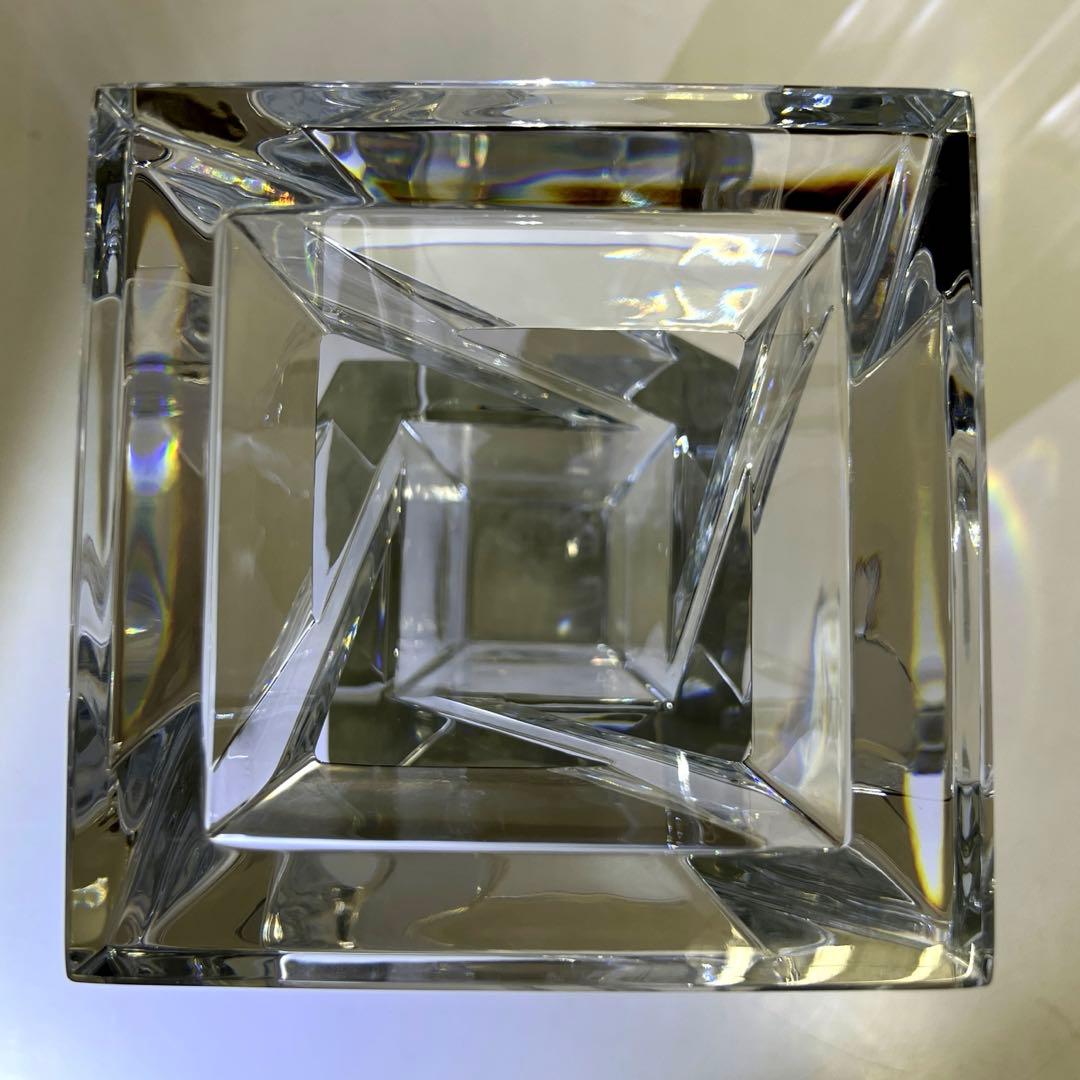 バカラ アーキテクチャー花瓶 共箱 高さ23.8㎝ 東Y7-1209☆1Fトニヒ