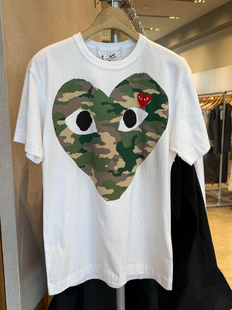 Sサイズ☆新品PLAY COMME des GARÇONS 迷彩柄 Tシャツ