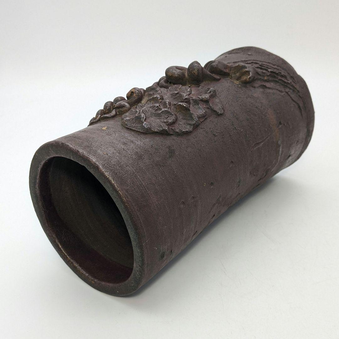 江戸末期 古備前 装飾花入 備前焼 花器 フラワーベース 花瓶 華道具 置物