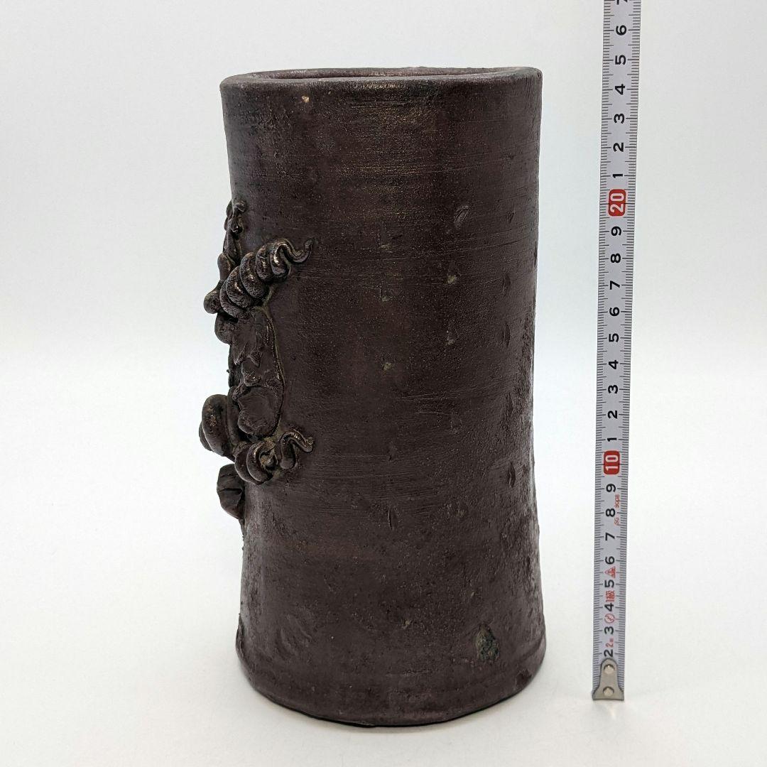 江戸末期 古備前 装飾花入 備前焼 花器 フラワーベース 花瓶 華道具 置物