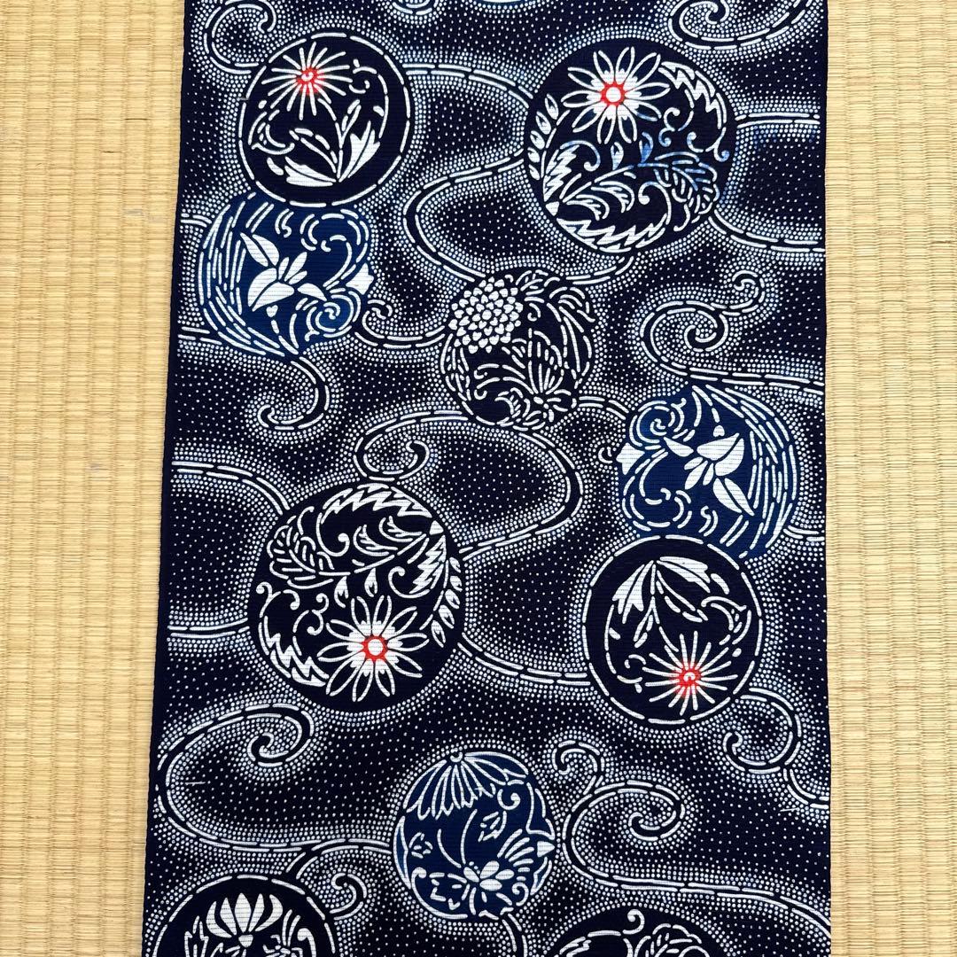 高級手芸　綿絽　本染ゆかた反物