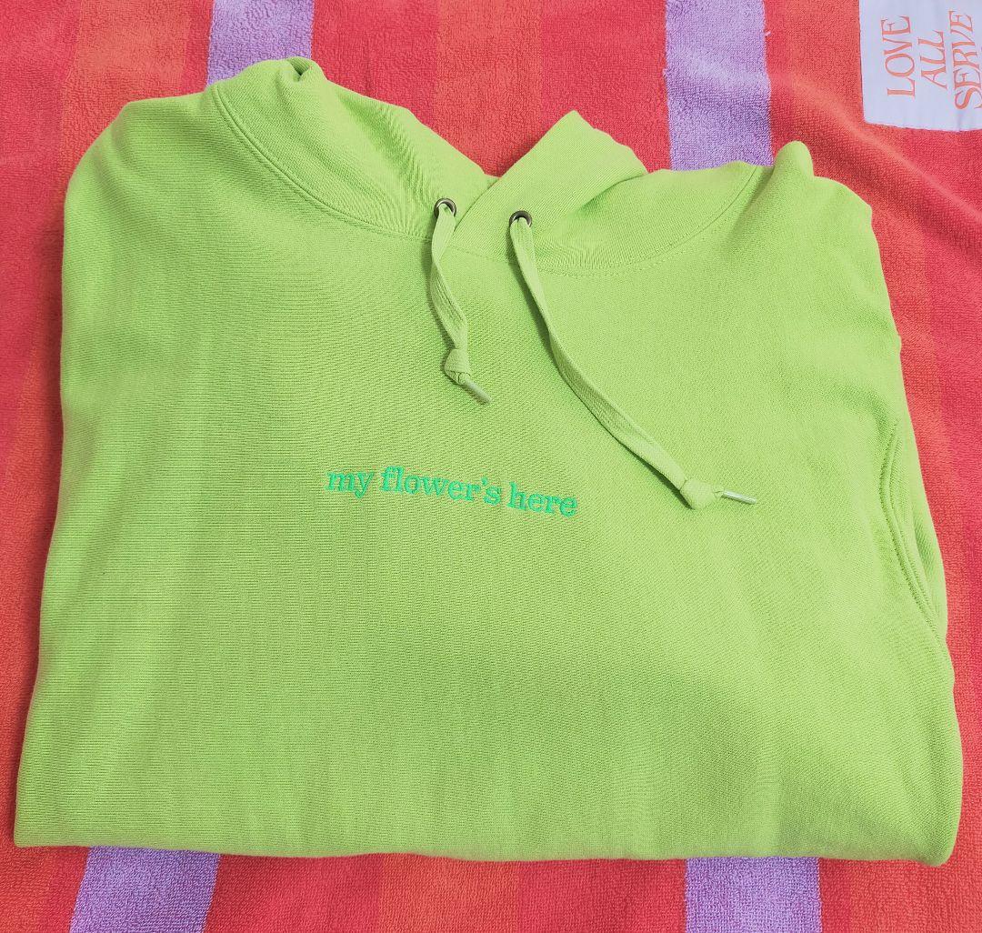 藤井風　美品　my flower's here 緑フーディM