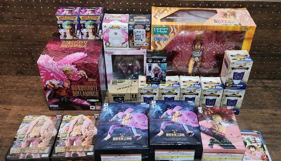 ドフラミンゴ フィギュアセット ワンピース ドフラミンゴフィギュア6体セット - メルカリ