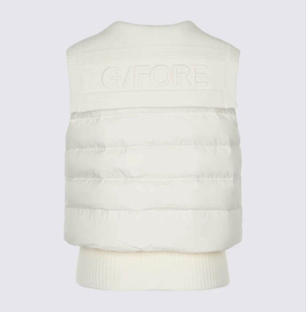 【白S】G/FORE ジーフォア ゴルフ レディース ダウンベスト
