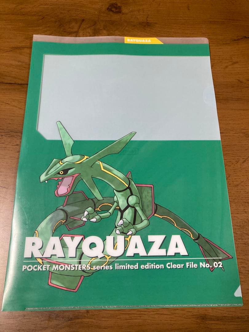 club nintendo クリアファイル　ピカチュウ　ミュウ　レックウザ　美品