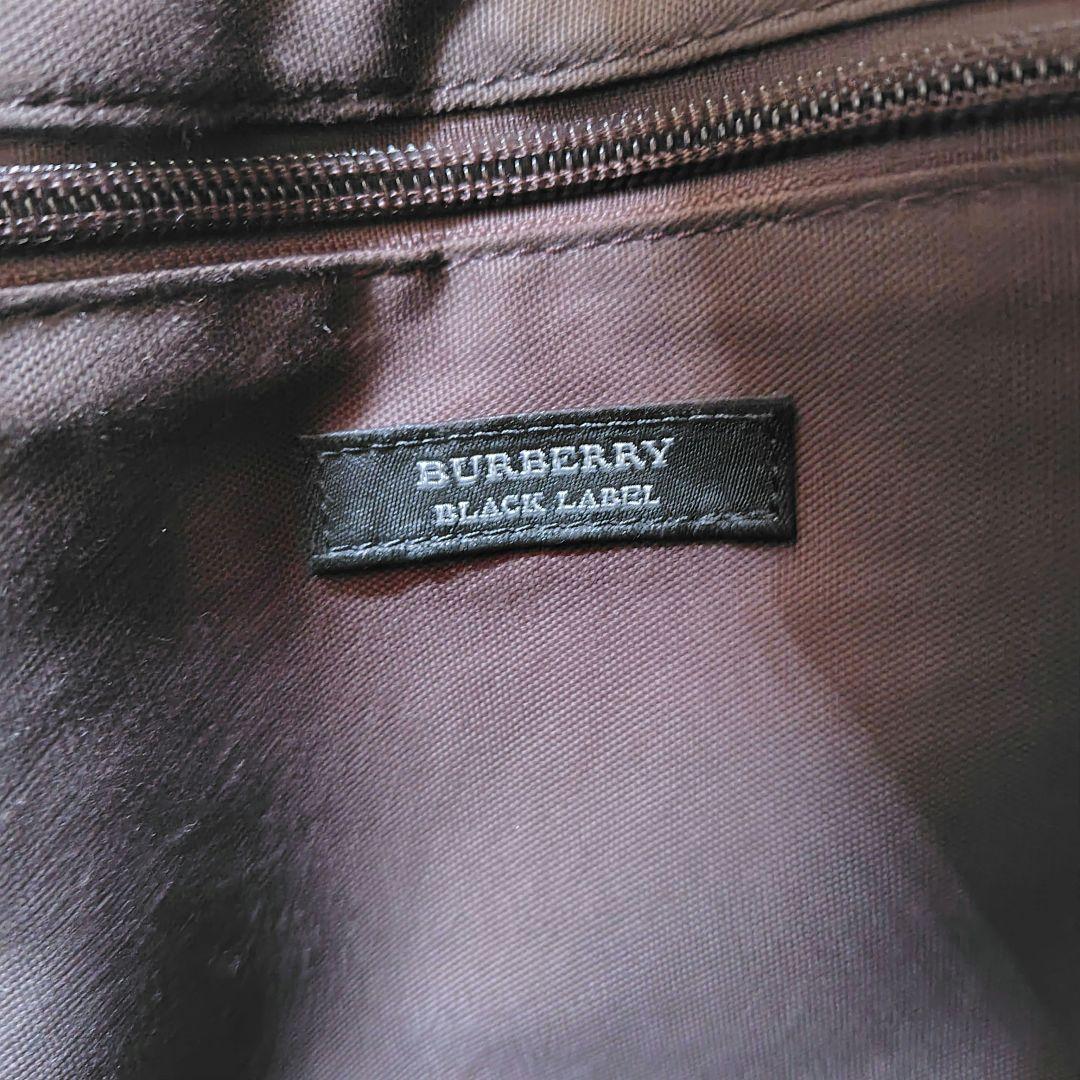 極美品　2way　バーバリーブラックレーベル　ビジネスバッグ　マルチストライプ