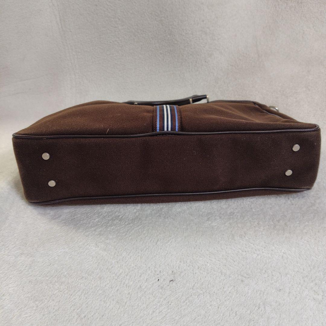 極美品　2way　バーバリーブラックレーベル　ビジネスバッグ　マルチストライプ