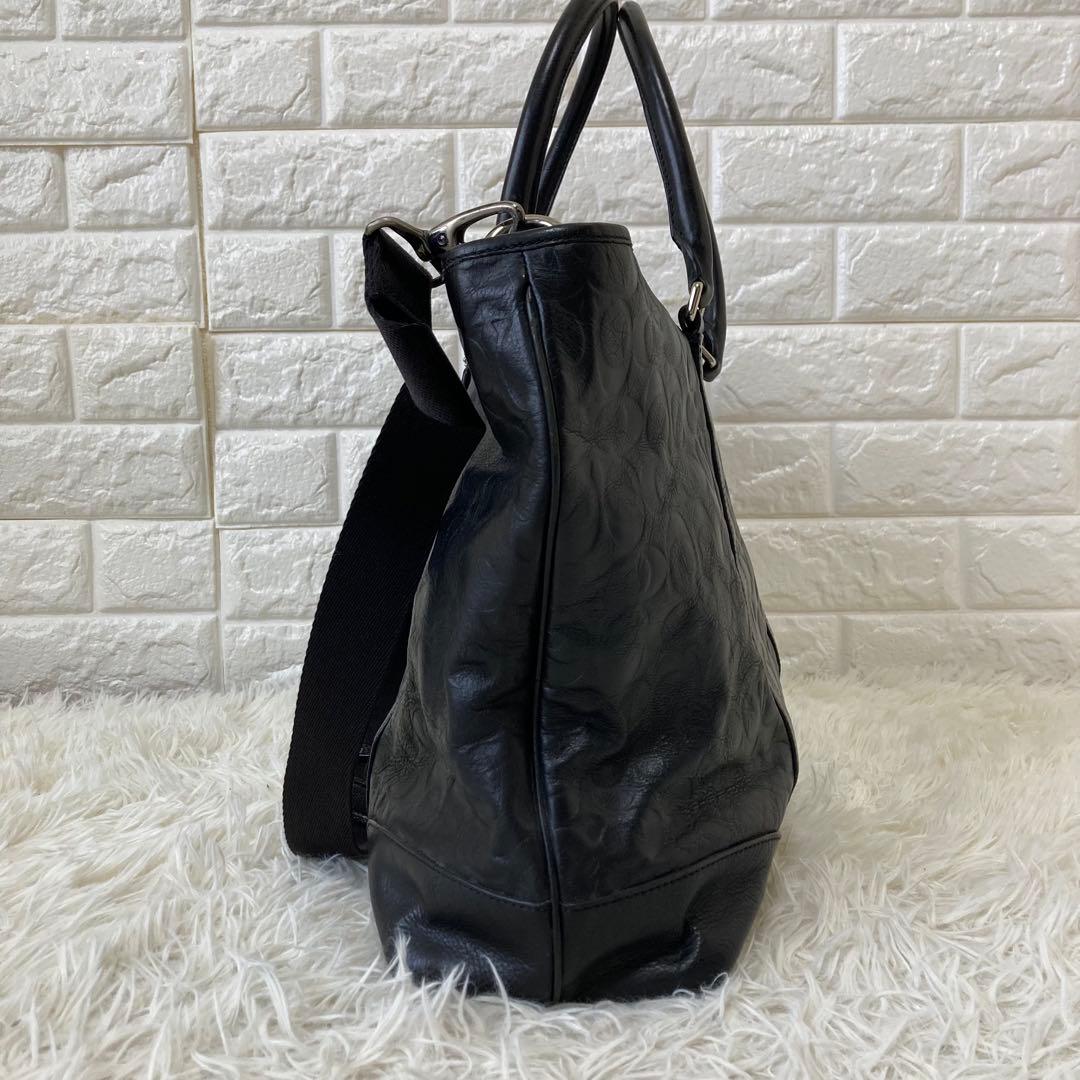 COACH✨2way ビジネスバッグ　オールレザーA4PC シグネチャー