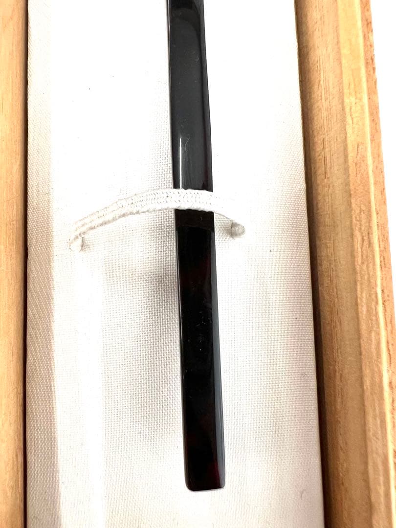 京都祇園 丹羽鼈甲店製 鼈甲茶杓 桐箱入り 未使用 貴重な極美