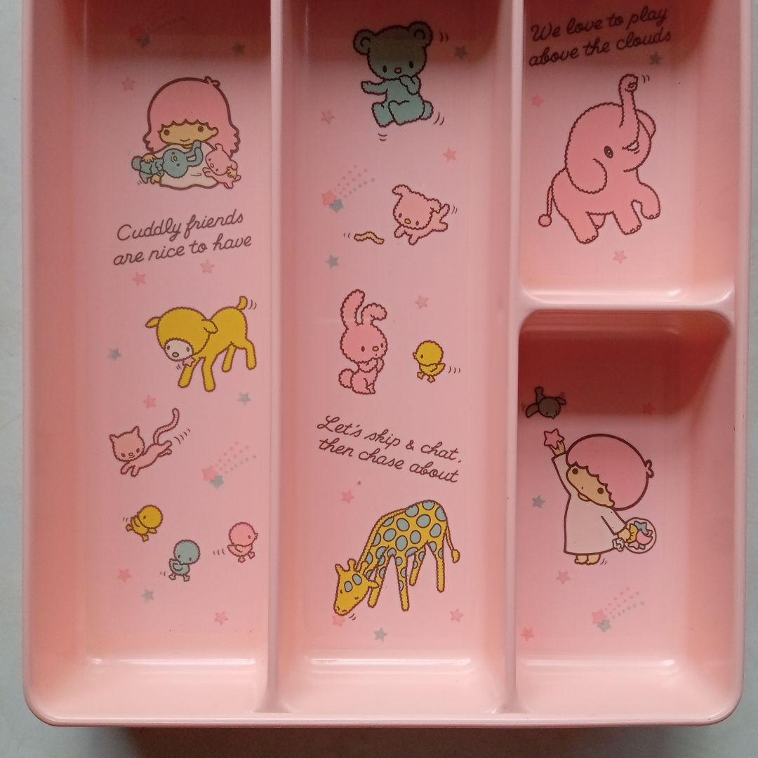 サンリオ リトルツインスターズ キキララ収納トレー 昭和レトロ - メルカリ