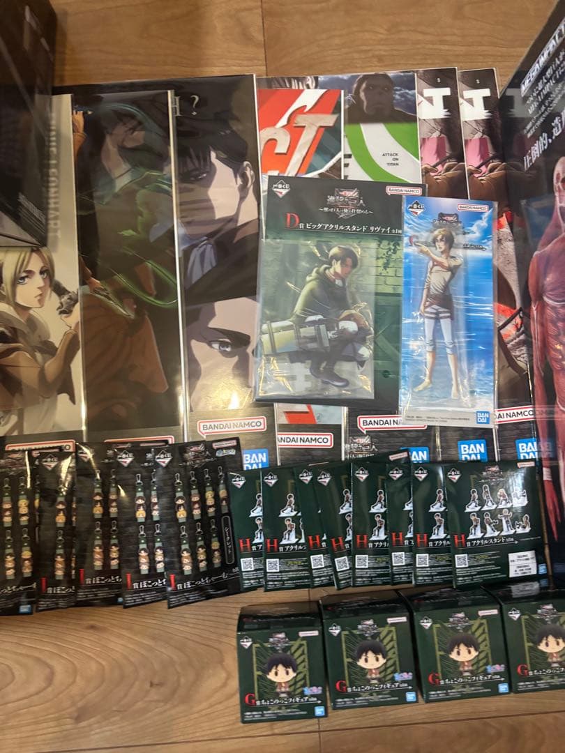 一番くじ　進撃の巨人　〜獣の巨人は俺が仕留める〜　A賞　B賞　ラストワン賞