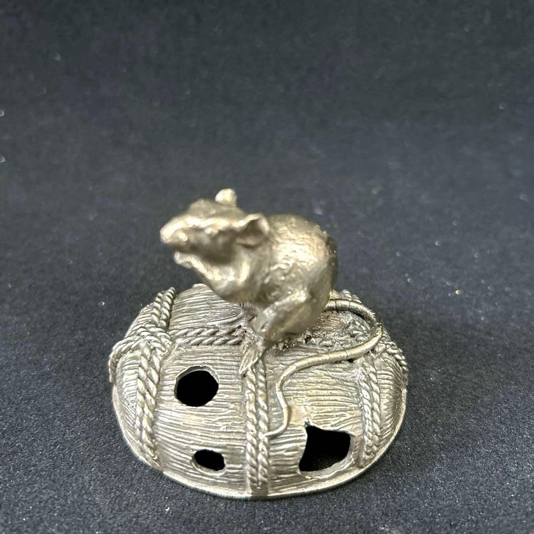 伝統工芸高岡銅器洋銀香炉須賀月芳砂金袋置物インテリア香道具