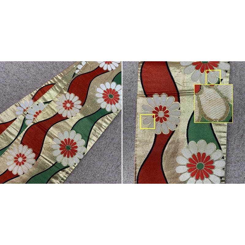 510ag73,509ag45◎七五三 七歳 女児 アンティーク着物&丸帯◎