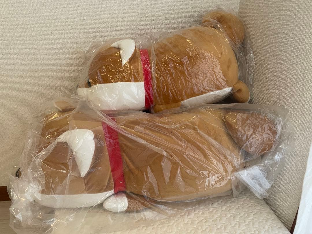 ハッピーまめしば　親子ぬいぐるみセット特賞と２等　柴犬　しばいぬ