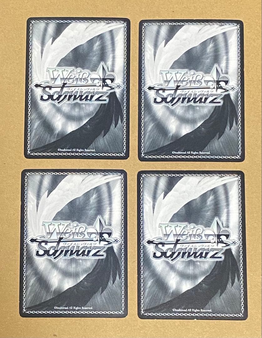 ヴァイスシュヴァルツ 大切な何か 友利奈緒 RR 4枚セット Charlotte