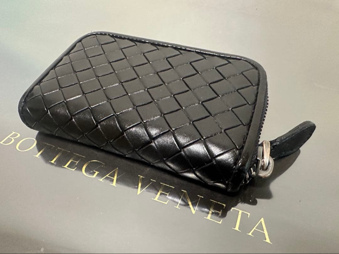 【付属品付】ボッテガヴェネタ イントレチャートケース/カーフ/黒/2️⃣✨✨