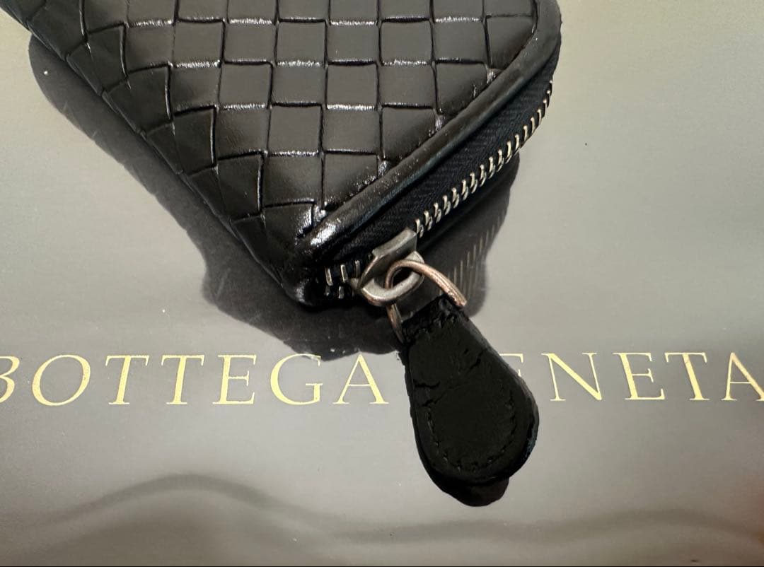 【付属品付】ボッテガヴェネタ イントレチャートケース/カーフ/黒/2️⃣✨✨