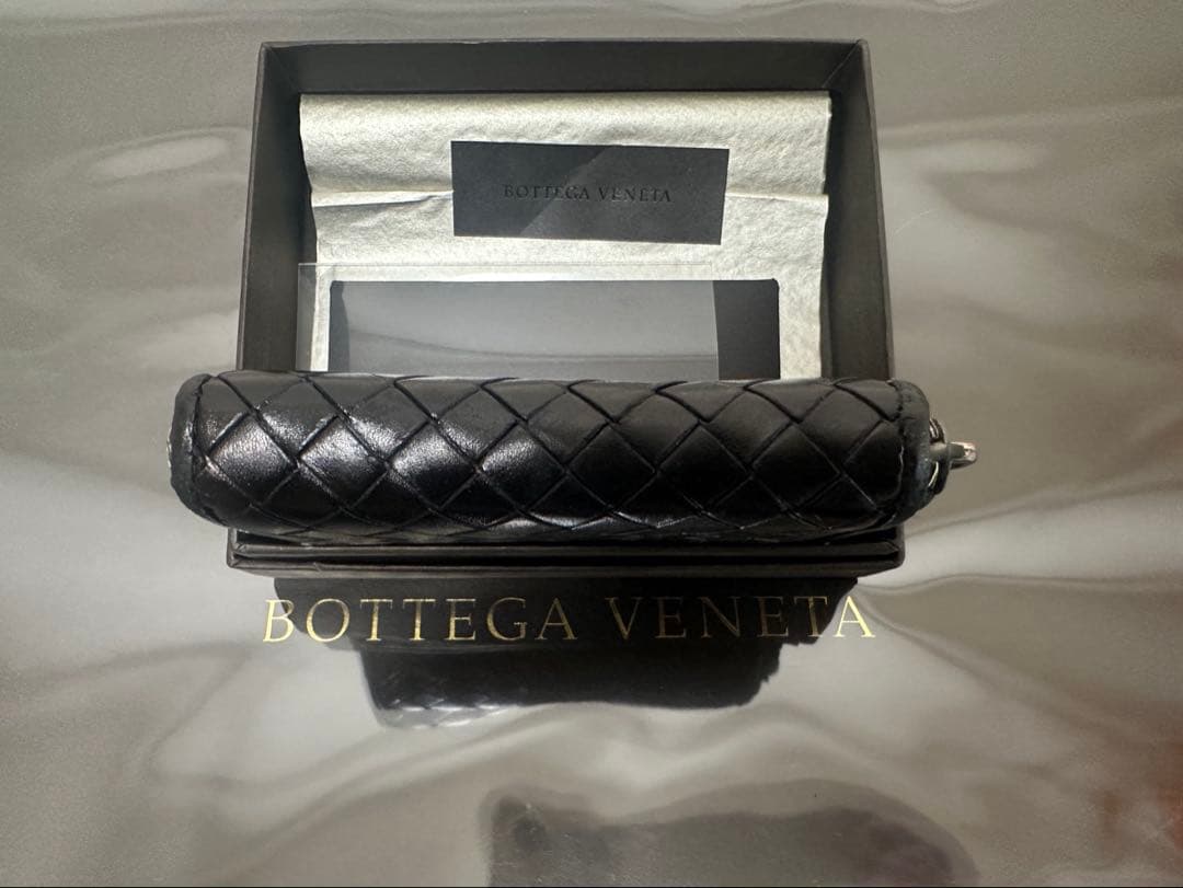 【付属品付】ボッテガヴェネタ イントレチャートケース/カーフ/黒/2️⃣✨✨