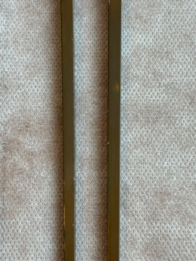 南鐐鳥頭真鍮 火箸 十三代 金谷五良三郎 茶道具